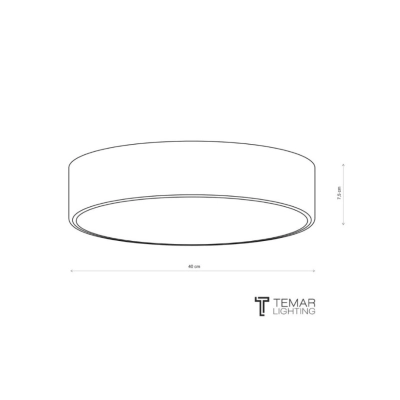 Cleo 400 IP54 lampa sufitowa 3 x E27 miedziana z czujnikiem ruchu