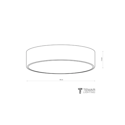 Cleo 400 IP54 lampa sufitowa 3 x E27 czarna