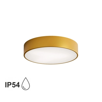 Cleo 400 IP54 lampa sufitowa 3 x E27 złota Temar Lighting