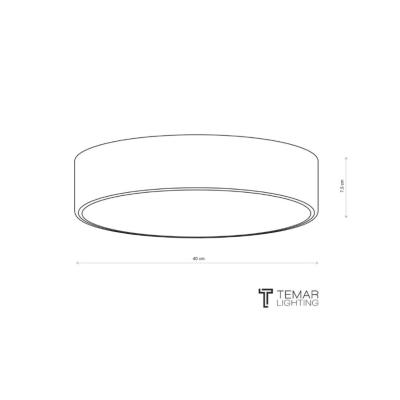 Cleo 400 IP54 lampa sufitowa 3 x E27 złota