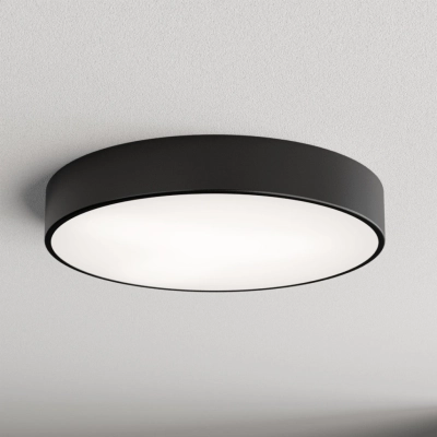 Cleo 500 lampa sufitowa 4 x E27 czarna z czujnikiem ruchu