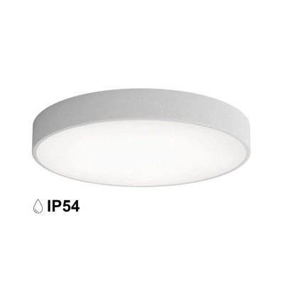 Cleo 500 IP54 lampa sufitowa 4 x E27 szara Temar Lighting