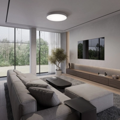 Cleo 500 IP54 lampa sufitowa 4 x E27 szara