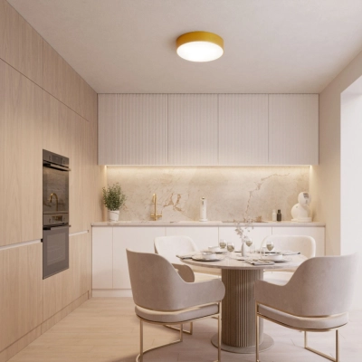 Cleo 600 lampa sufitowa 5 x E27 złota