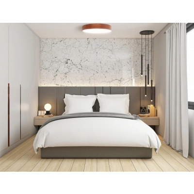 Cleo 600 lampa sufitowa 5 x E27 miedziana