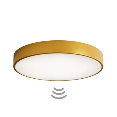 Cleo 600 lampa sufitowa 5 x E27 złota z czujnikiem ruchu Temar Lighting