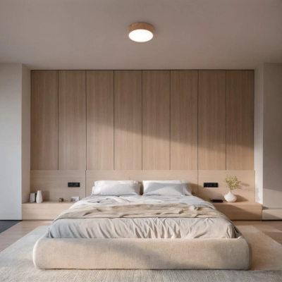 Cleo DR575 lampa sufitowa 5 x E27 dąb