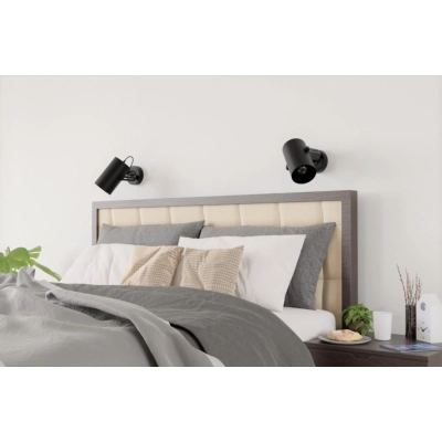 Cleo RF lampa sufitowa 1 x E27 czarna