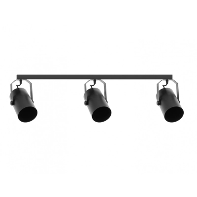 Cleo RF lampa sufitowa 3 x E27 czarna Temar Lighting