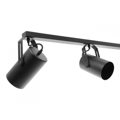 Cleo RF lampa sufitowa 3 x E27 czarna