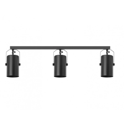 Cleo RF lampa sufitowa 3 x E27 czarna