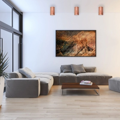 Cleo TB 170 lampa sufitowa 1 x E27 miedziana