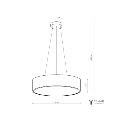 Cleo Zw 400 lampa wisząca 3 x E27 czarna