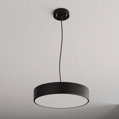 Cleo Zw 400 lampa wisząca 3 x E27 czarna z czujnikiem ruchu