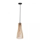 Bottle BUT 410 lampa wisząca 1 x E27 czarna, jasne drewno Temar Lighting
