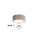 Cleo 200 IP54 lampa sufitowa 1 x E27 beżowa z czujnikiem ruchu Temar Lighting
