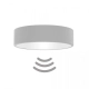 Cleo 300 lampa sufitowa 2 x E27 szara czujnik ruchu Temar Lighting