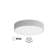 Cleo 400 IP54 lampa sufitowa 3 x E27 szara z czujnikiem ruchu Temar Lighting