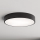 Cleo 500 IP54 lampa sufitowa 4 x E27 czarna z czujnikiem ruchu