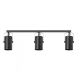 Cleo RF lampa sufitowa 3 x E27 czarna