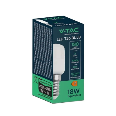 Żarówka LED E14 ST26 2W 180lm 3000K  VT-202