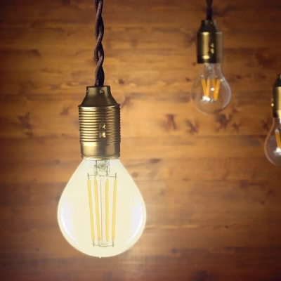 Żarówka LED E14 filament kulka P45 4W 400lm 4000K  VT-1996