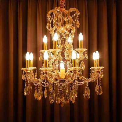 Żarówka LED E14 filament świeca bursztyn 4W 350lm 2200K  VT-1955