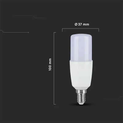 Żarówka LED E14 T37 7,5W 660lm 3000K  VT-248
