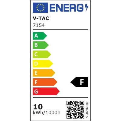 Żarówka LED E27 filament A67 mrożona 10W 1055lm 6400K  VT-2023