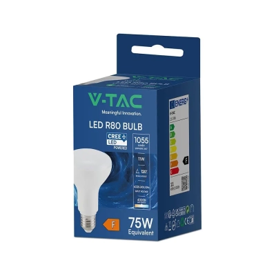 Żarówka LED E27 R80 11W 1055lm 4000K  VT-280