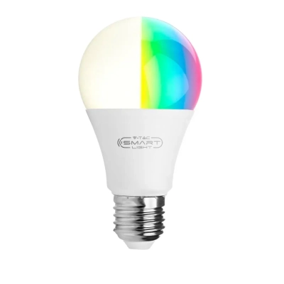 Żarówka LED smart WI-FI E27 A60 11W 1055lm RGB+2700K-6400K tuya Alexa Google Home VT-5113-N V-TAC