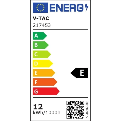 Żarówka LED E27 filament kula glob G125 12W 1521lm 3000K  VT-2143
