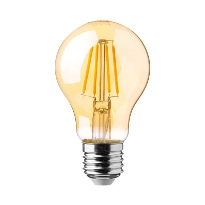 Żarówka LED E27 filament A60 bursztyn 12W 1350lm 2200K  VT-2123 V-TAC