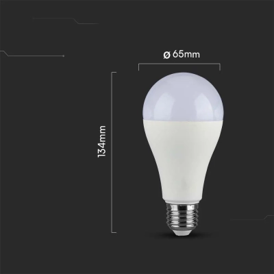 Żarówka LED E27 A65 15W 1521lm 6500K  VT-21015