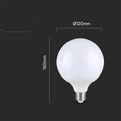 Żarówka LED E27 G120 kula glob 22W 2600lm 6500K  VT-242-N