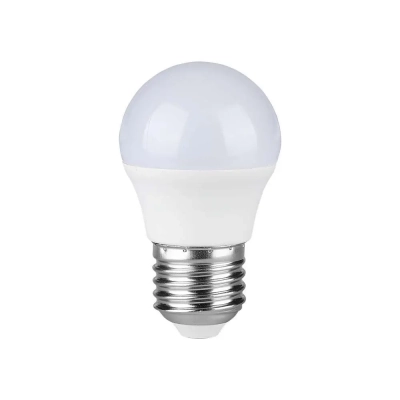 Żarówka LED E27 kulka G45 3,7W 320lm 3000K  VT-1812 V-TAC