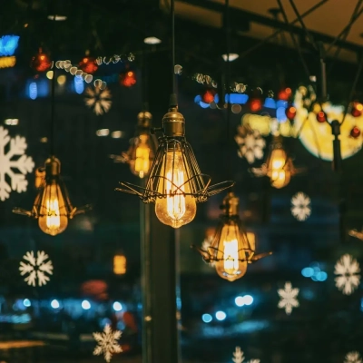 Żarówka LED E27 filament bursztyn vintage ST64 4,8W 250lm 2200K ściemnialna VT-2065