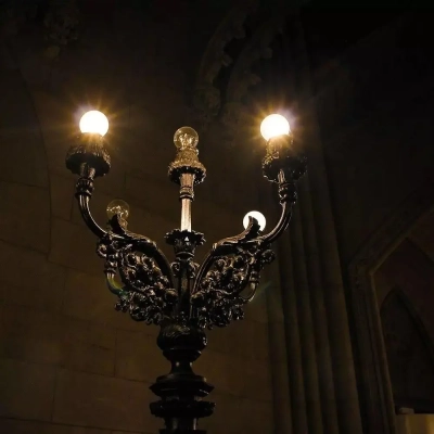 Żarówka LED E27 filament G45 kulka P45 4W 400lm 6500K  VT-1980