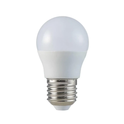 Żarówka LED E27 G45 kulka P45 (opak. 3szt) 5.5W 470lm 6400K  VT-2176