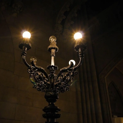 Żarówka LED E27 filament kulka G45 6W 600lm 3000K  VT-2366