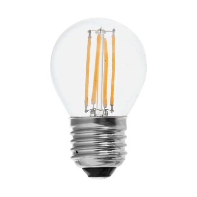 Żarówka LED E27 filament kulka G45 6W 600lm 6500K  VT-2366 V-TAC