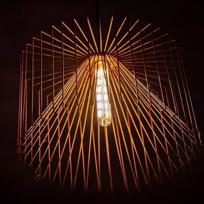 Żarówka LED E27 T30 filament bursztyn 6W 600lm 2200K  VT-2006-N