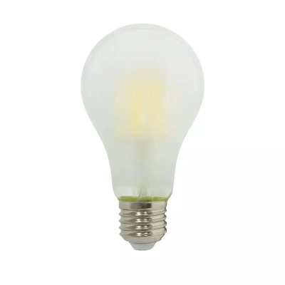 Żarówka LED E27 A60 filament mrożona 6W 660lm 2700K  VT-1935C