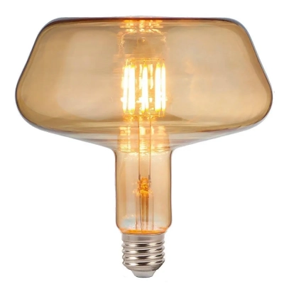 Żarówka LED E27 T180 filament 8W 620lm 2200K bursztynowa VT-2308-N