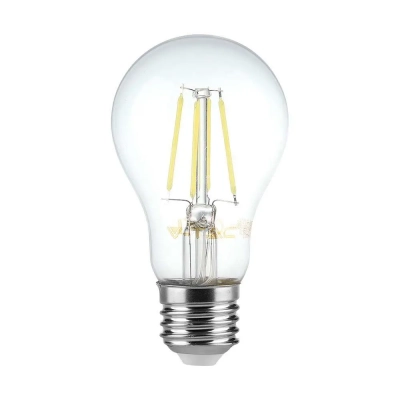 Żarówka LED E27 filament A65 8W 720lm 3000K ściemnialna VT-2288D V-TAC