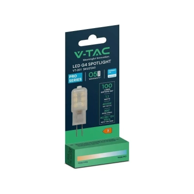 Żarówka LED G4 1.1W 100lm 6500K  VT-201