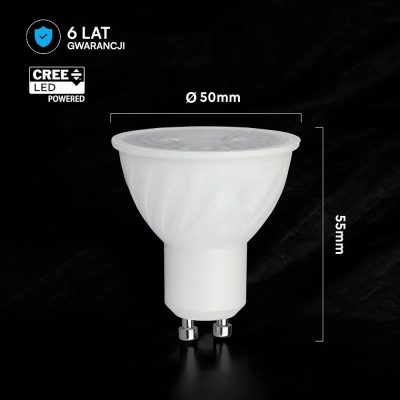 Żarówka LED GU10 38st 4,5W 345lm 3000K  VT-275