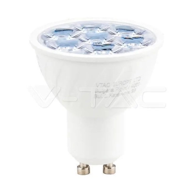 Żarówka LED GU10 10st 6W 500lm 6400K  VT-249
