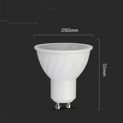 Żarówka LED GU10 38st 6W 445lm 4000K ściemnialna VT-227D