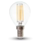 Żarówka LED E14 filament kulka P45 4W 400lm 4000K  VT-1996 V-TAC
